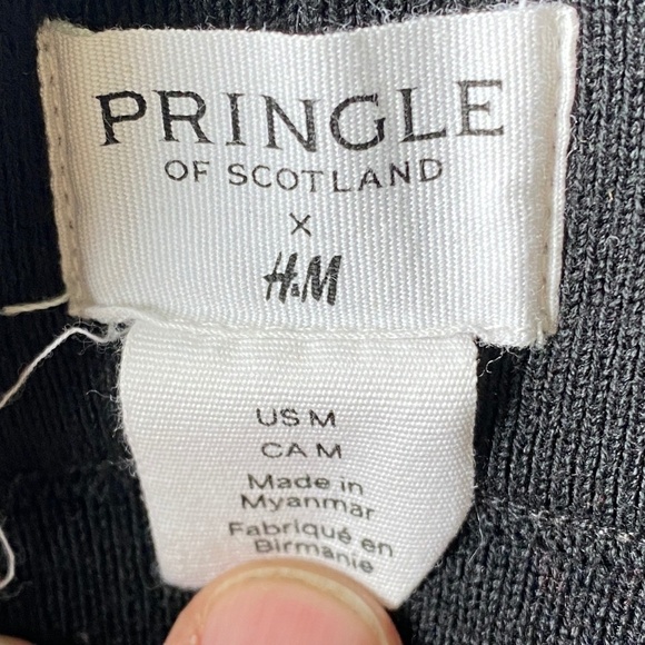 Pringle of Scotland x H&M Women's Black Stretchy Leggings Pant‎ Size Medium - Picture 2 of 12